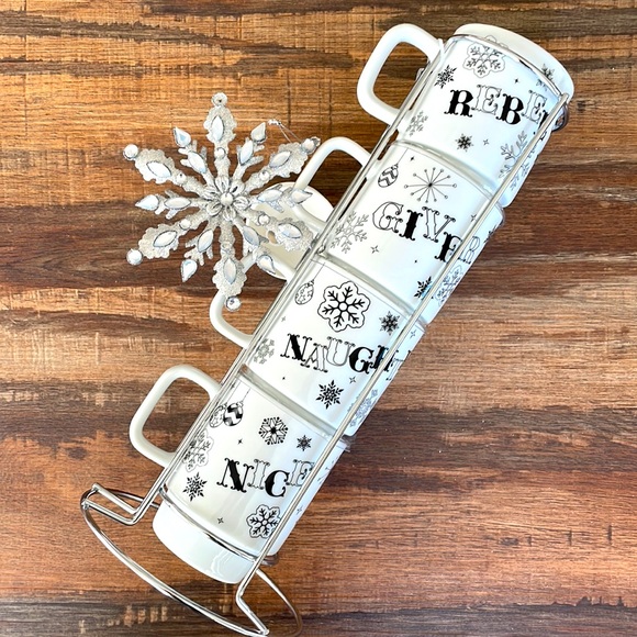 Grinch Stackable Mugs with Stand - Picture 4 of 7